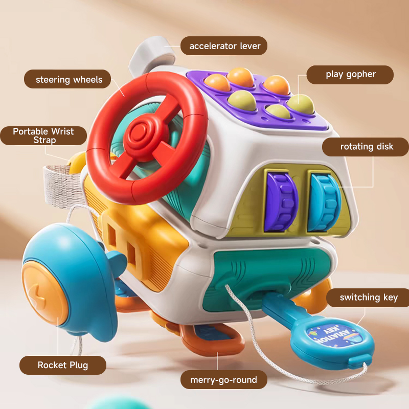 Travel Accessories With Baby - Montessori Cubo ocupado para o bebê,