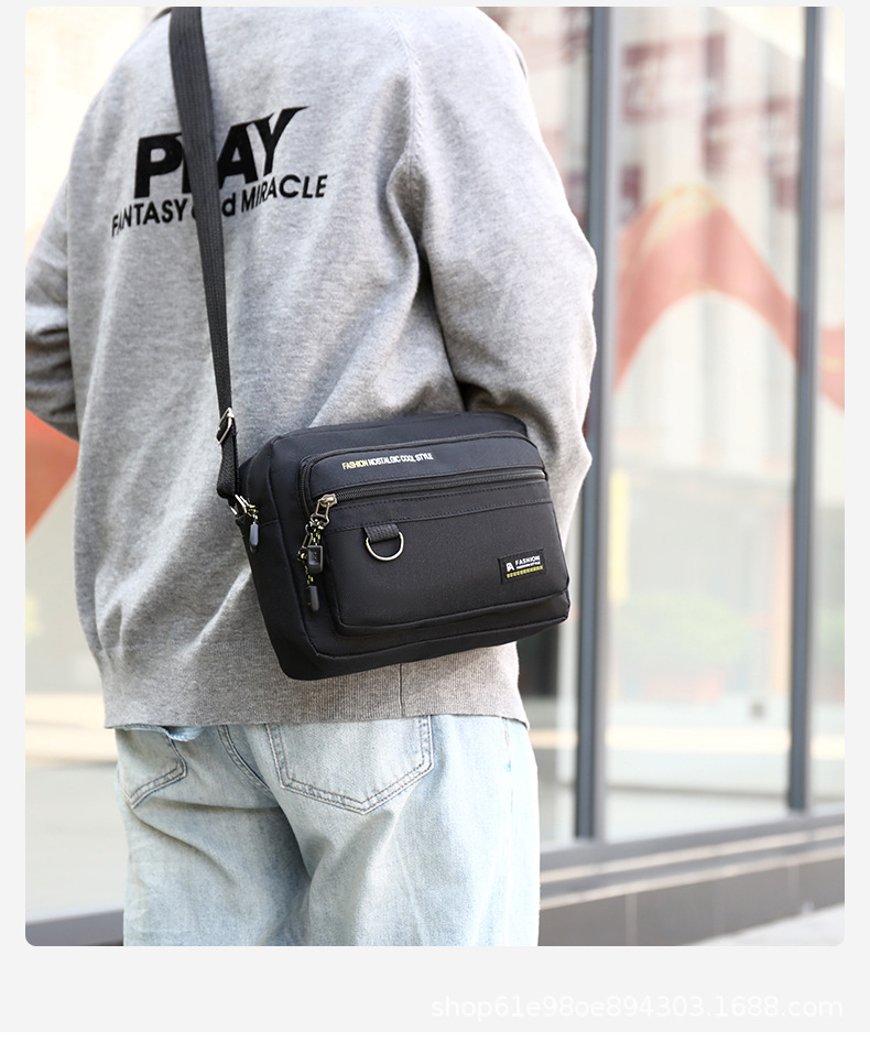 Travel Accessories To Gift - Bolsa Transversal Casual Masculina Leve para