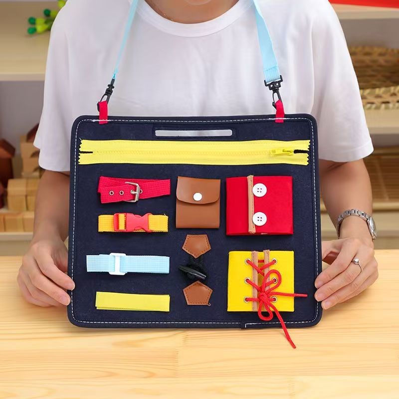 Travel Accessories For Toddlers - Montessori ocupado placa para crianças habilidades