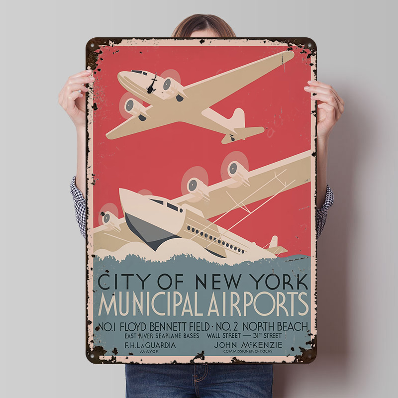 Travel Accessories New York - Vintage nyc new york aeroportos viagem