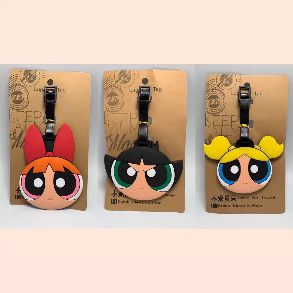 Travel Accessories To Gift - Pingente de Mala Anime The Powerpuff