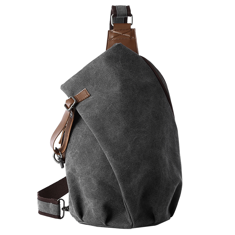 Travel Accessories Leather - Mochila de Lona Retro de Grande