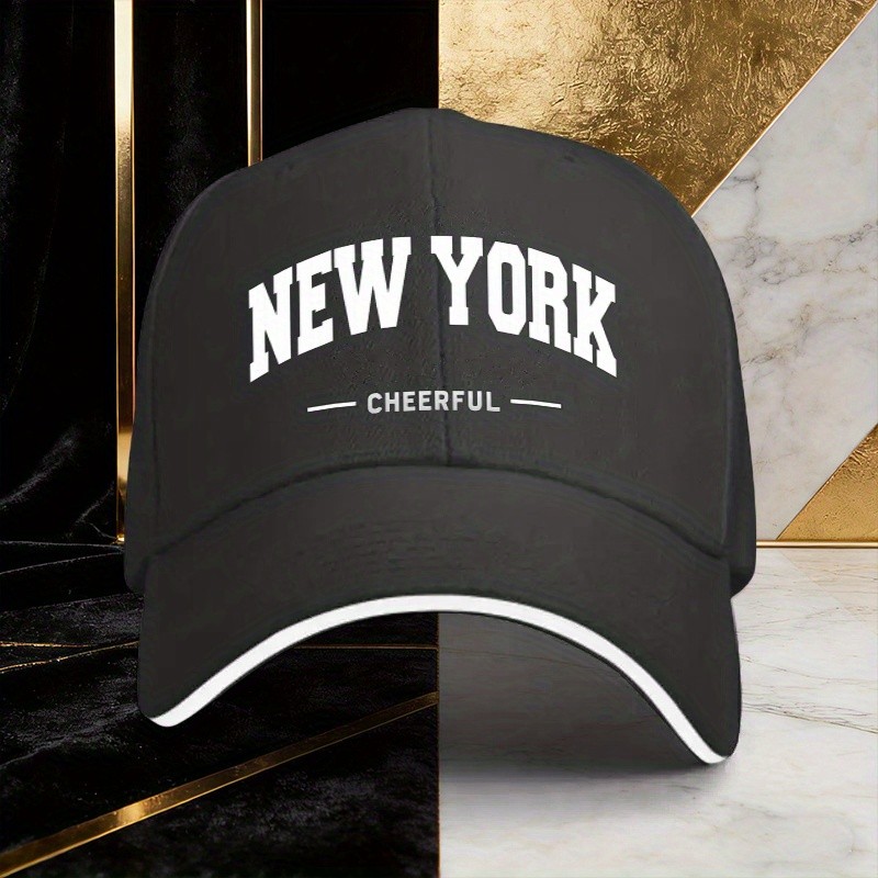 Travel Accessories New York - Boné de Beisebol Alegre Unissex Ajustável