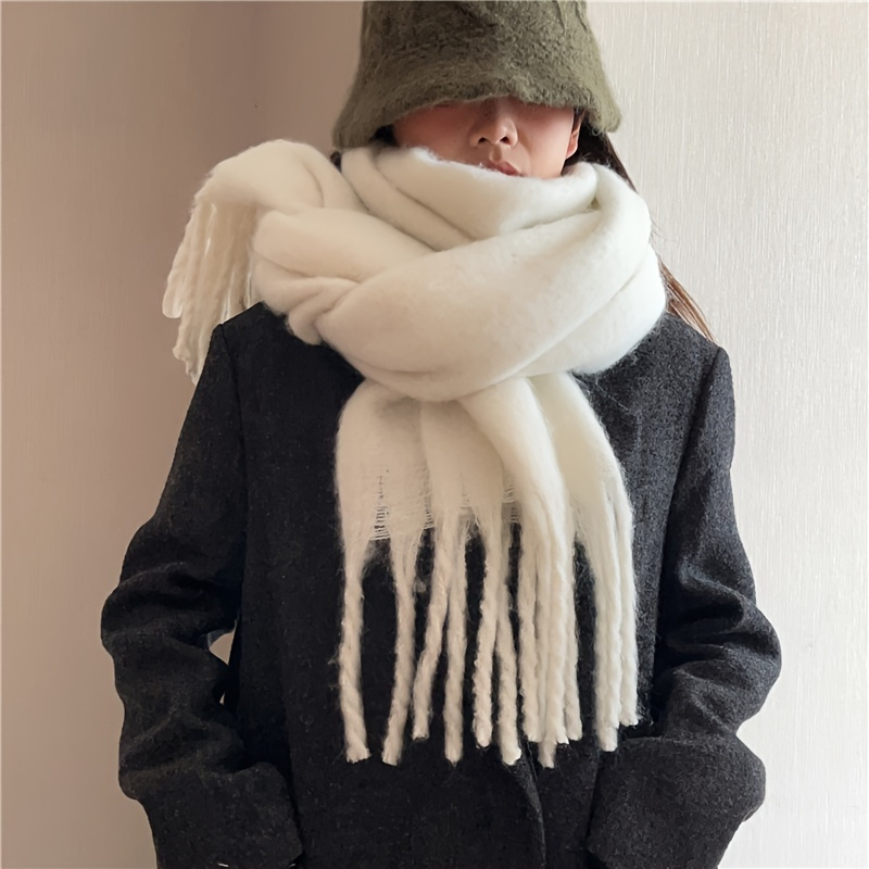 Travel Accessories To Gift - Cachecol de inverno elegante e grosso