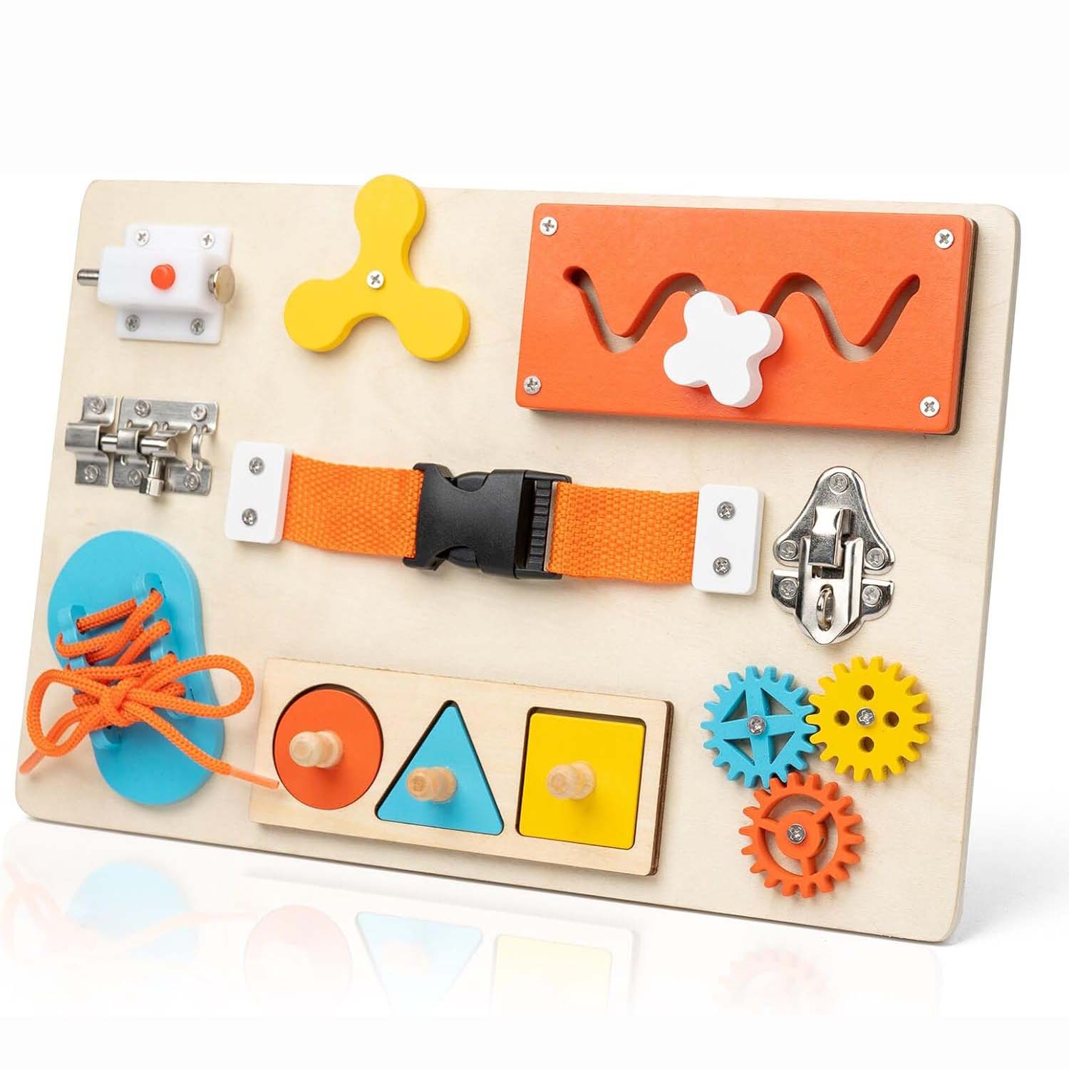 Travel Accessories For Toddlers - Placa ocupada montessori para crianças, placa