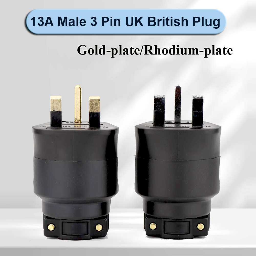 Travel Accessories Uk - UK Britânico Plug fusível ouro ródio