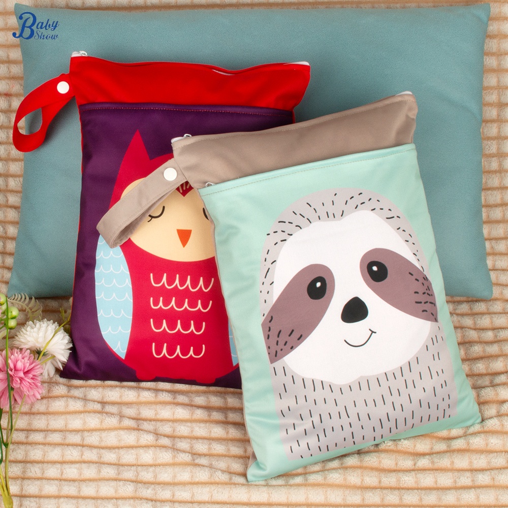 Travel Accessories With Baby - Babyshow Bolsa lavável, armazenamento úmido e