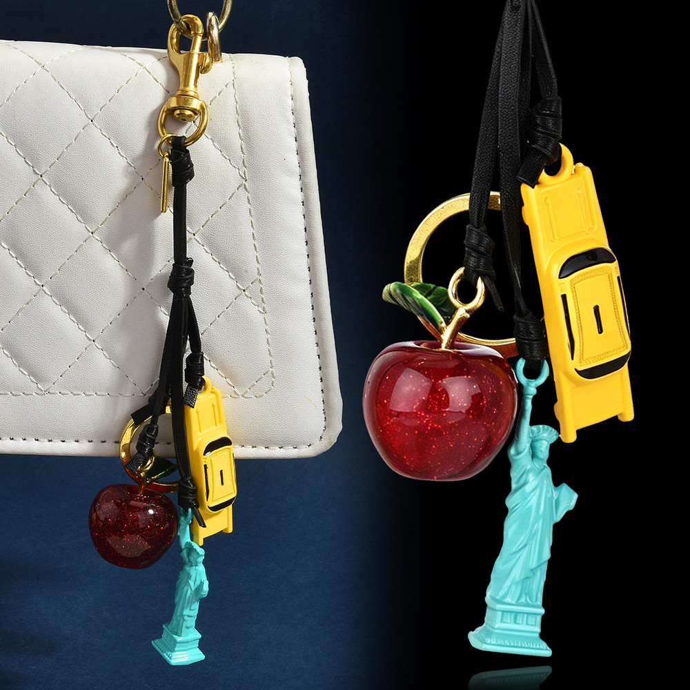 Travel Accessories New York - Pingente de Bolsa de Couro Temático
