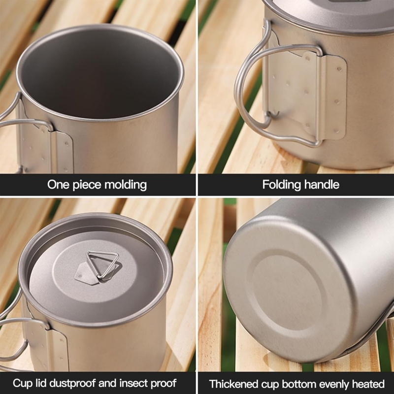 Caneca de camping de titânio c - Travel Kitchen Accessories avaliação e preço