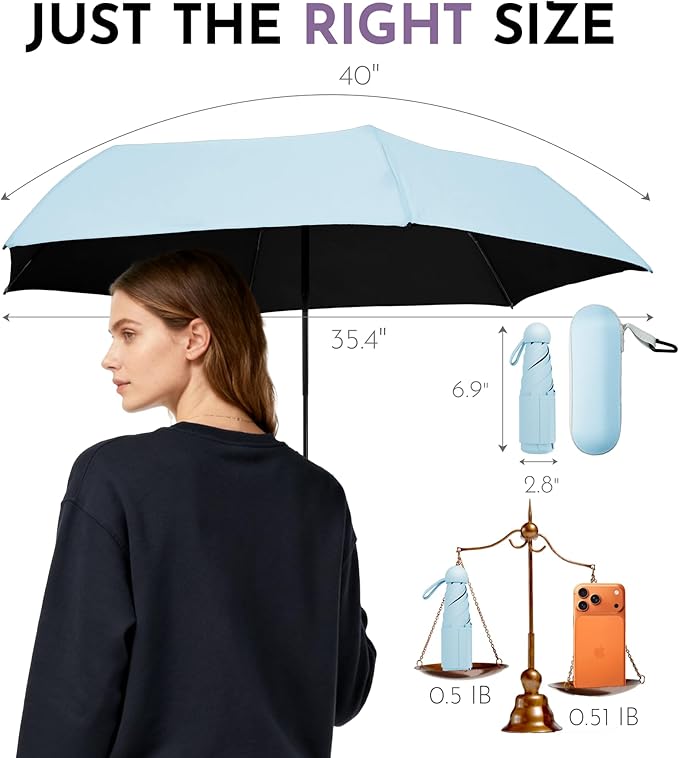 Guarda-chuva Dobrável Mini Cáp - Travel Umbrella Compact avaliação e preço