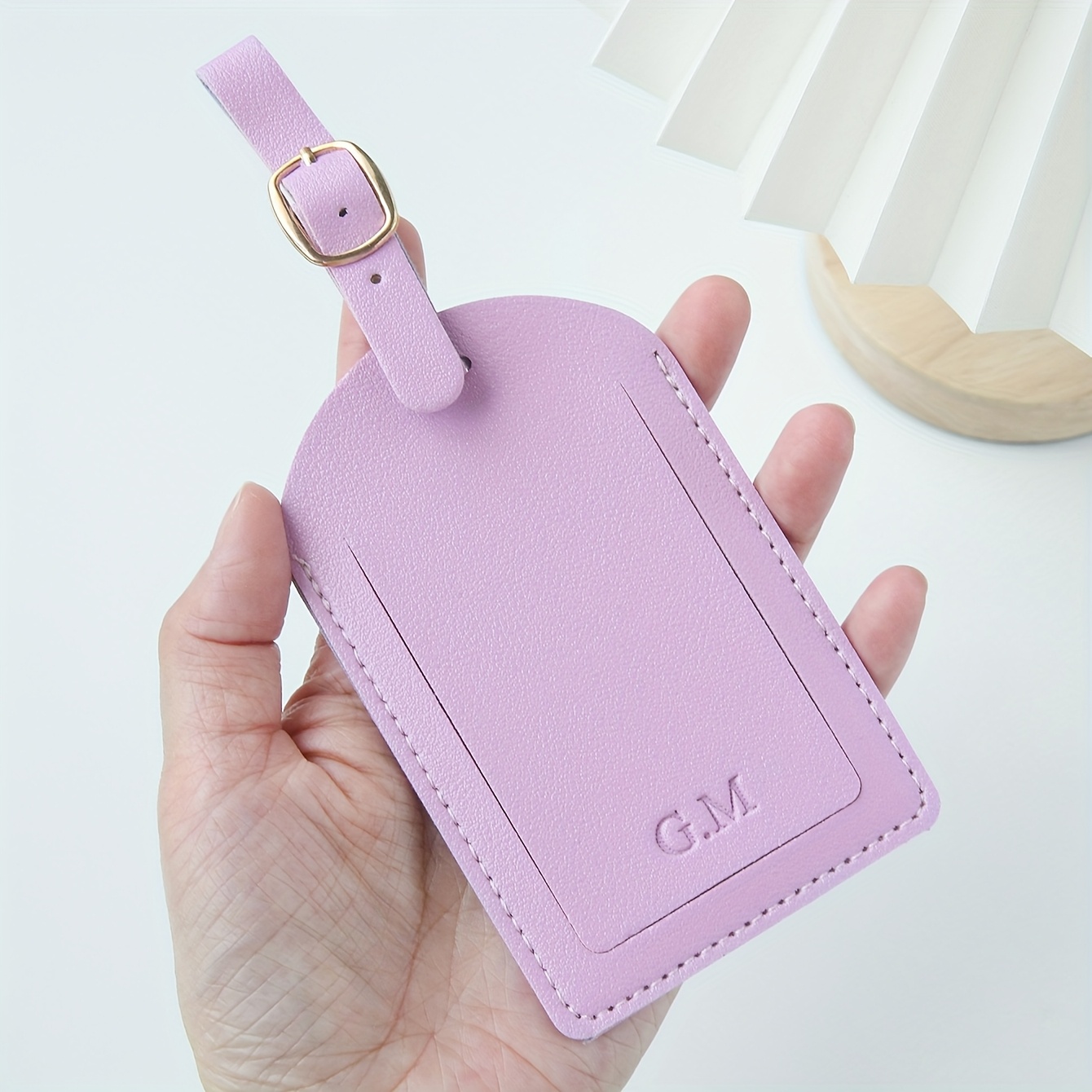 Etiqueta de bagagem com inicia - Travel Accessories Sale avaliação e preço