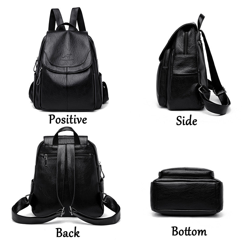 9 cores mulheres mochilas de c - Travel Accessories Leather avaliação e preço