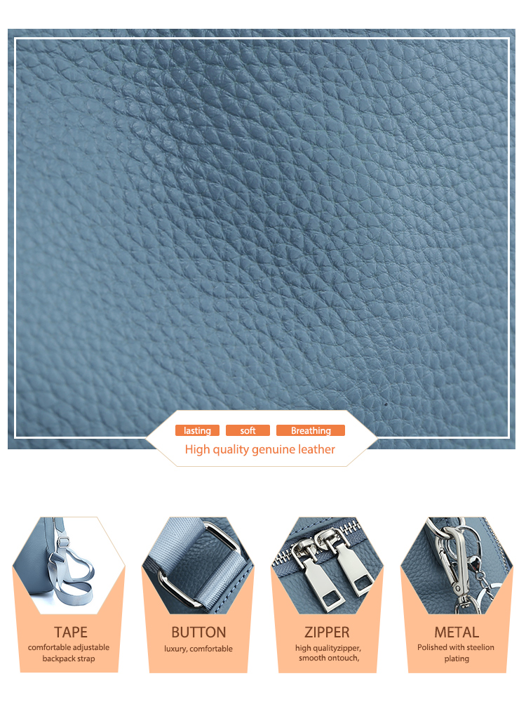 Mochila feminina de couro genu - Travel Accessories Leather avaliação e preço
