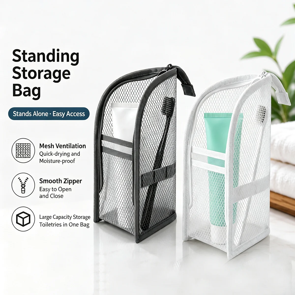 Necessaire de viagem em tela r - Travel Accessories Organizer Case avaliação e preço