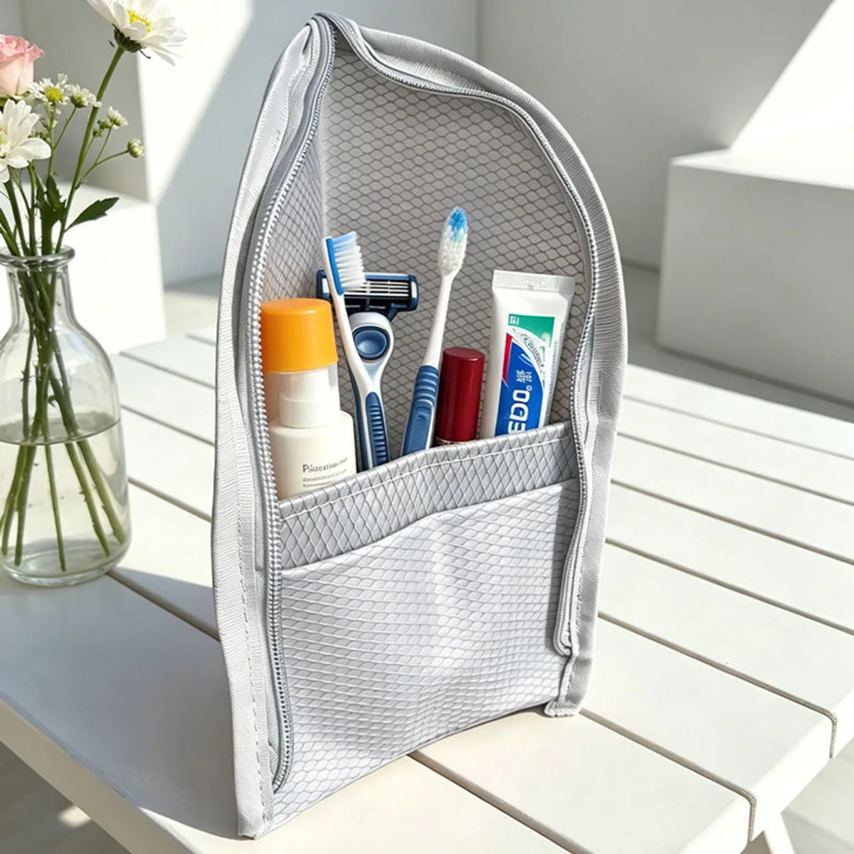 Necessaire de viagem em tela r - Travel Accessories Organizer Case avaliação e preço