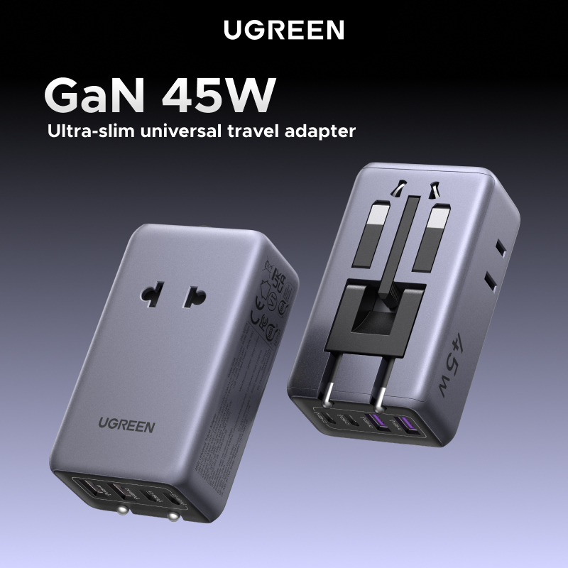 Adaptador de Tomada UGREEN GaN - Travel Accessories Uk avaliação e preço