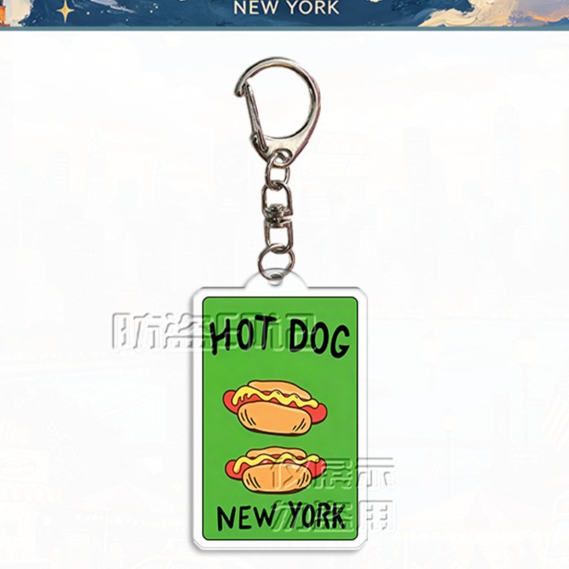 Chaveiro de Acrílico com Estam - Travel Accessories New York avaliação e preço