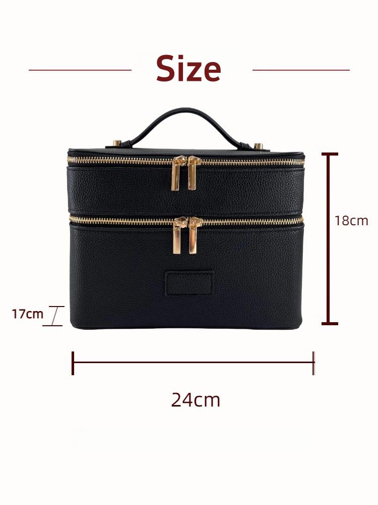 Bolsa de Cosméticos de Luxo de - Travel Accessories Leather avaliação e preço