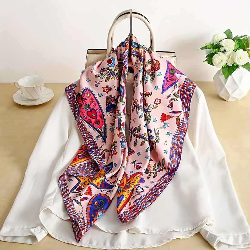 Lenço feminino elegante de pol - Travel Accessories To Gift avaliação e preço