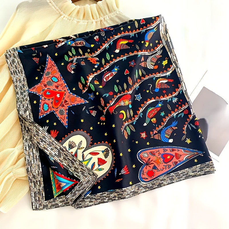 Lenço feminino elegante de pol - Travel Accessories To Gift avaliação e preço