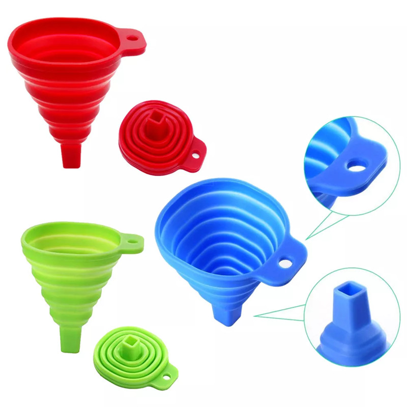 Funil dobrável de silicone, mi - Travel Kitchen Accessories avaliação e preço