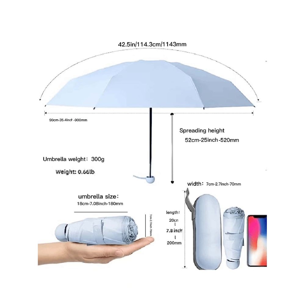 Guarda-chuva de Viagem Compact - Travel Umbrella Compact avaliação e preço