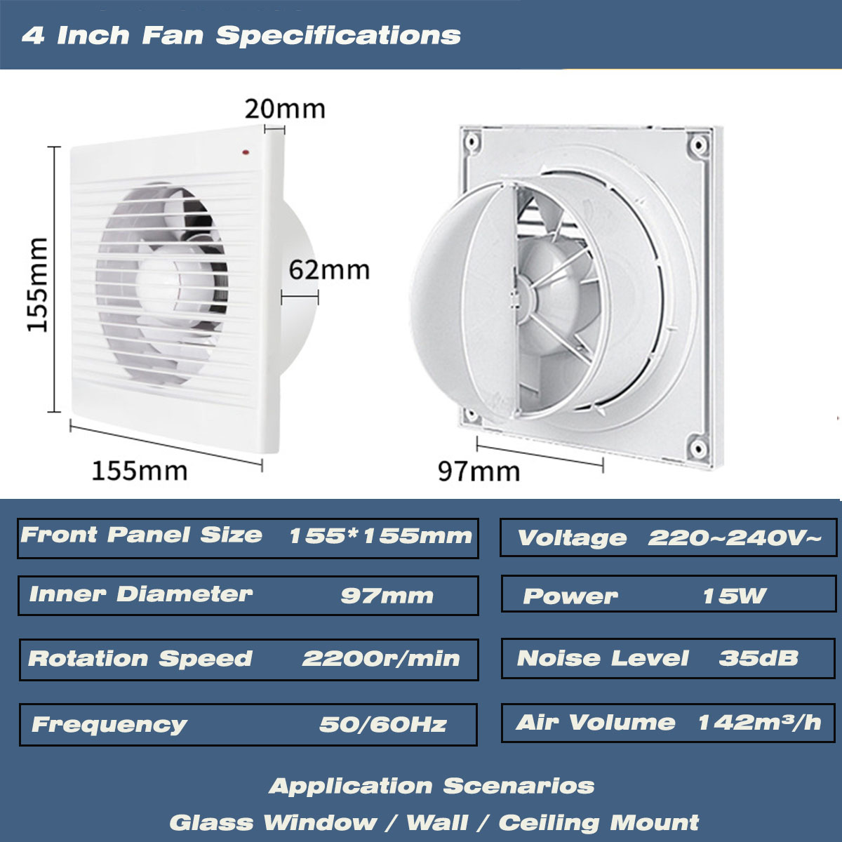 Ventilador de Exaustão Silenci - Travel Accessories Uk avaliação e preço