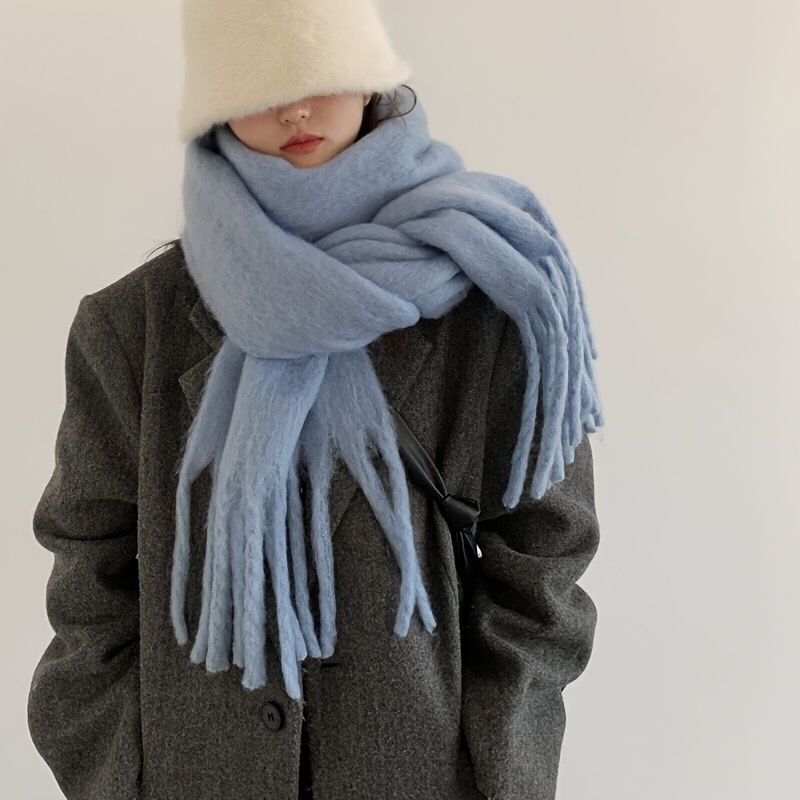 Cachecol de inverno elegante e - Travel Accessories To Gift avaliação e preço