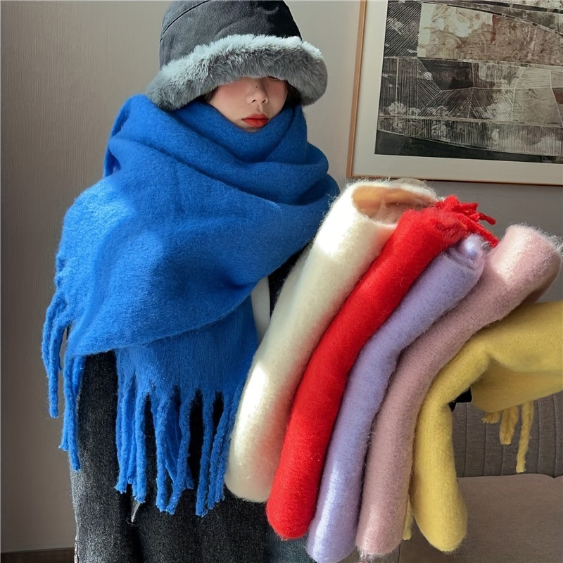 Cachecol de inverno elegante e - Travel Accessories To Gift avaliação e preço