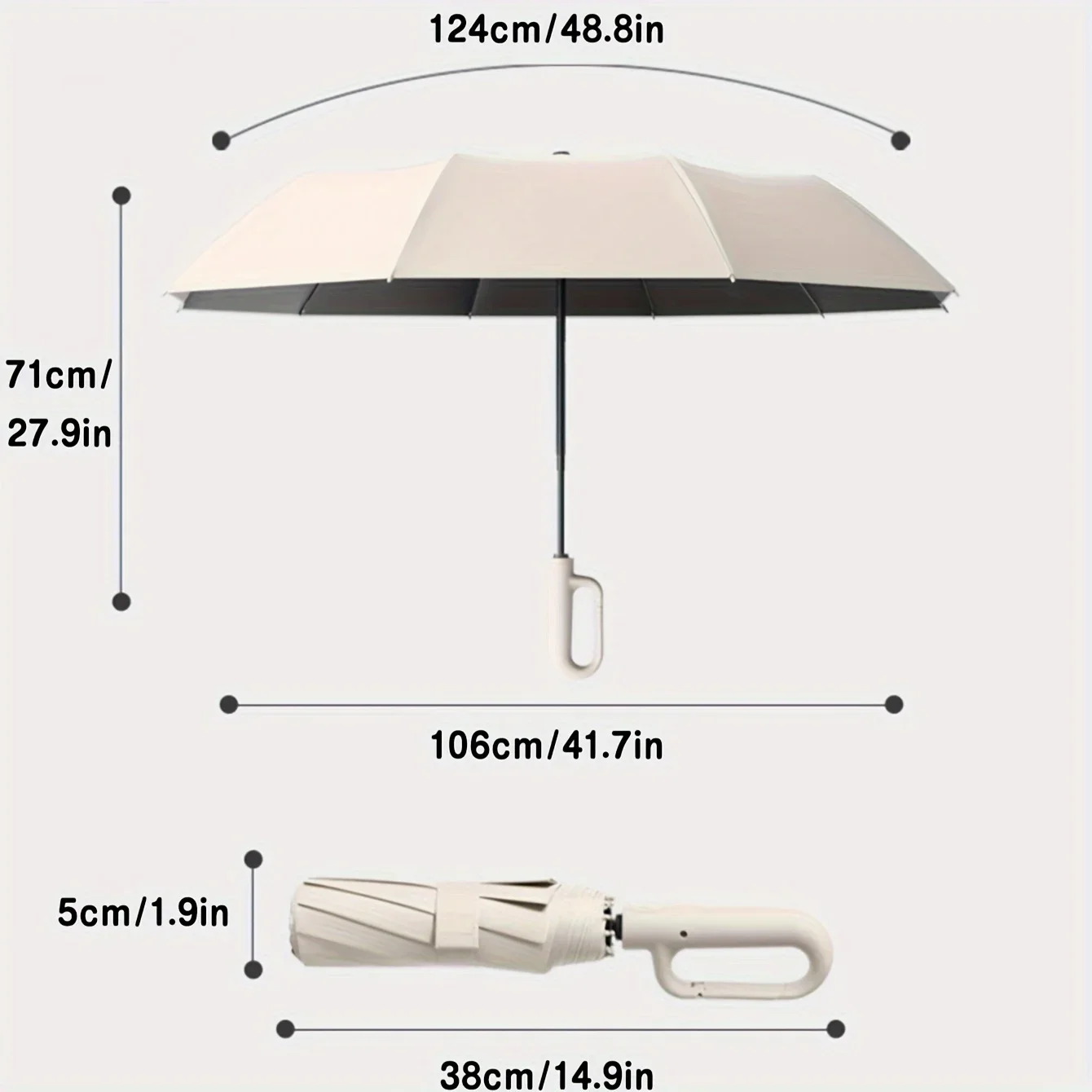 20 ossos à prova de vento fort - Travel Umbrella Compact avaliação e preço