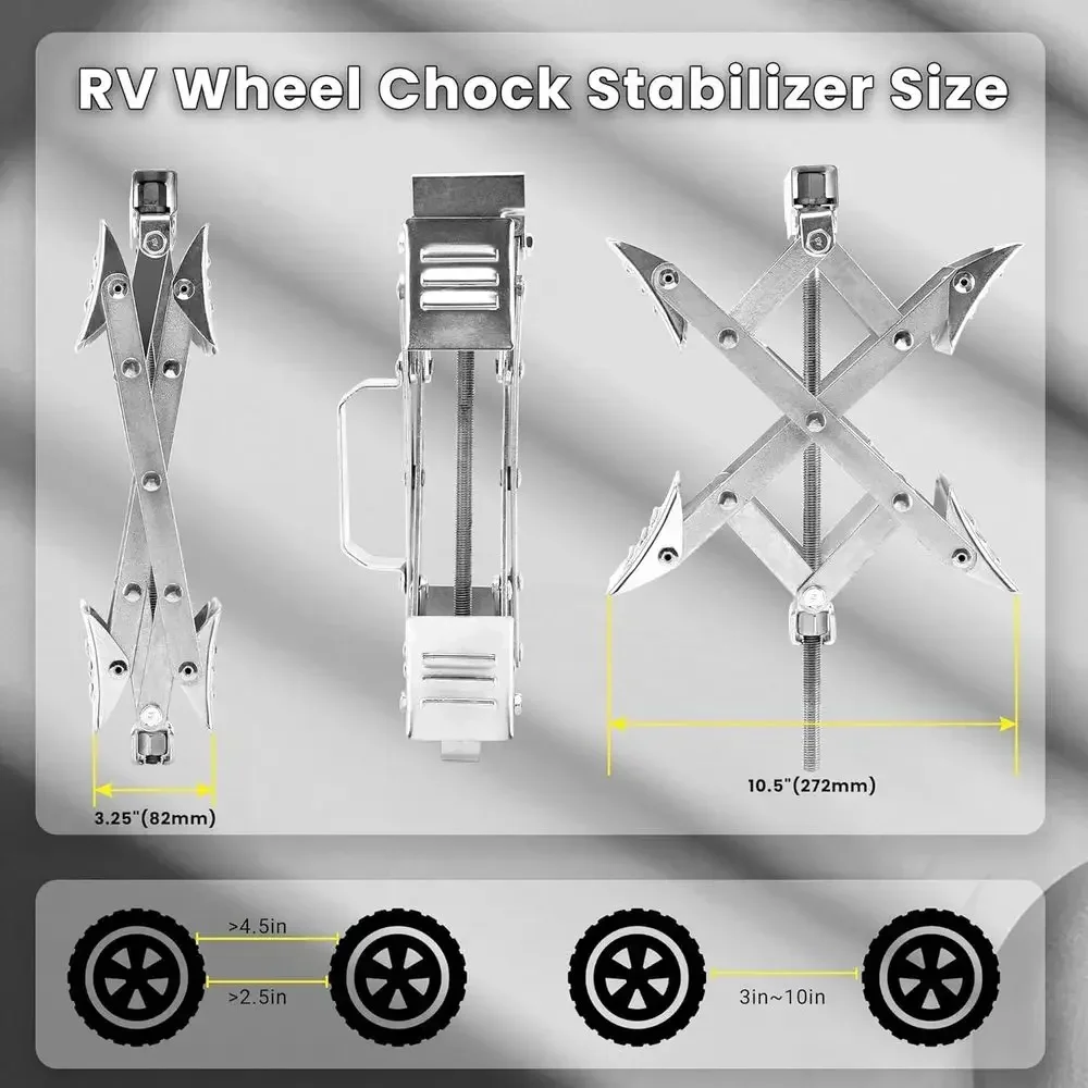 Estabilizador de Roda em X par - Travel Accessories Us avaliação e preço