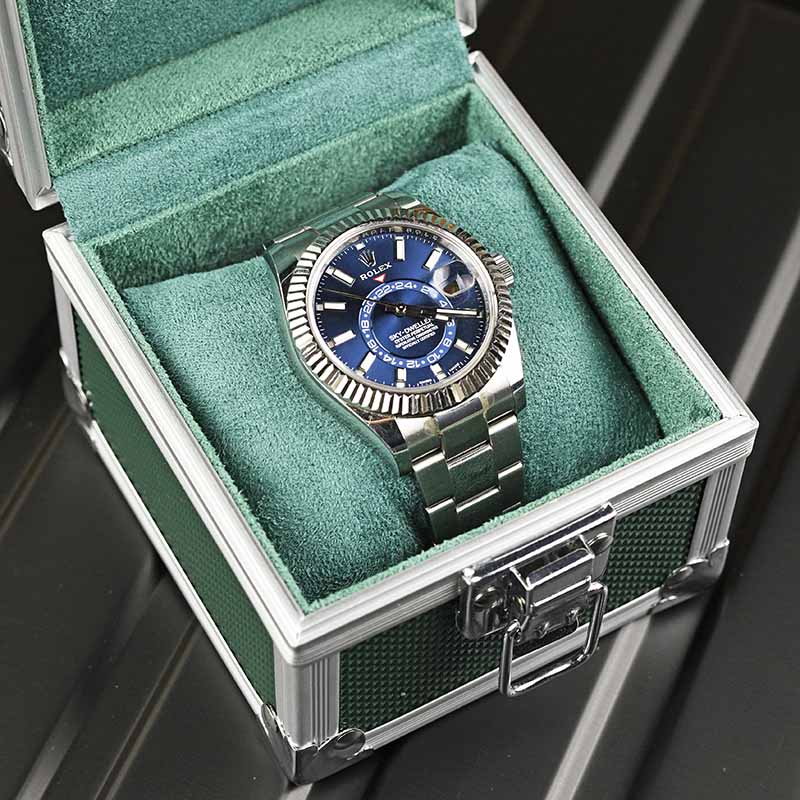 Portable Aluminum Watch Boxes  - Travel Accessories Gifts For Men avaliação e preço