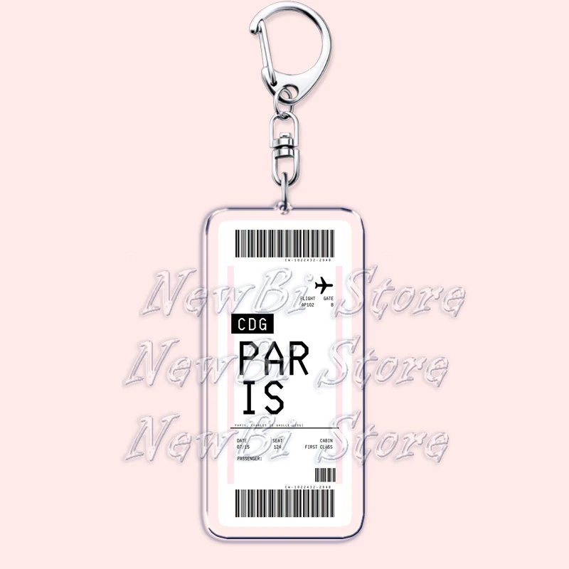 Chaveiro de passagem de embarq - Travel Accessories New York avaliação e preço