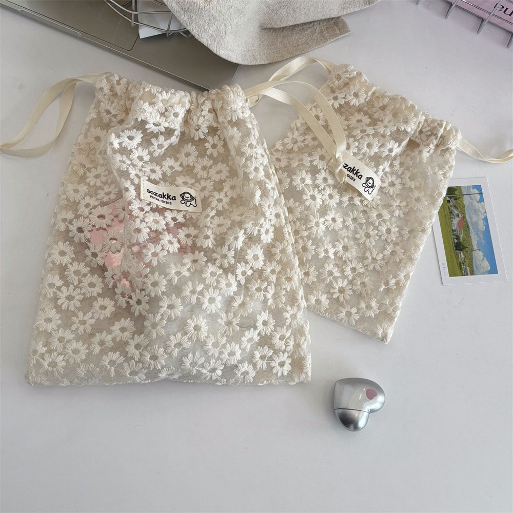 Bolsa de Maquiagem de Renda Bo - Travel Accessories Bag avaliação e preço