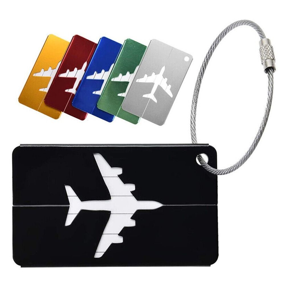 Alumínio Bagagem Tags com Cord - Travel Accessories Sale avaliação e preço