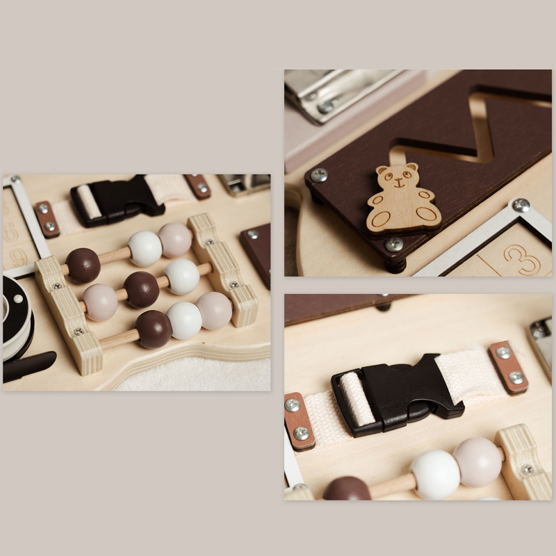 Montessori atividade placa bri - Travel Accessories With Baby avaliação e preço