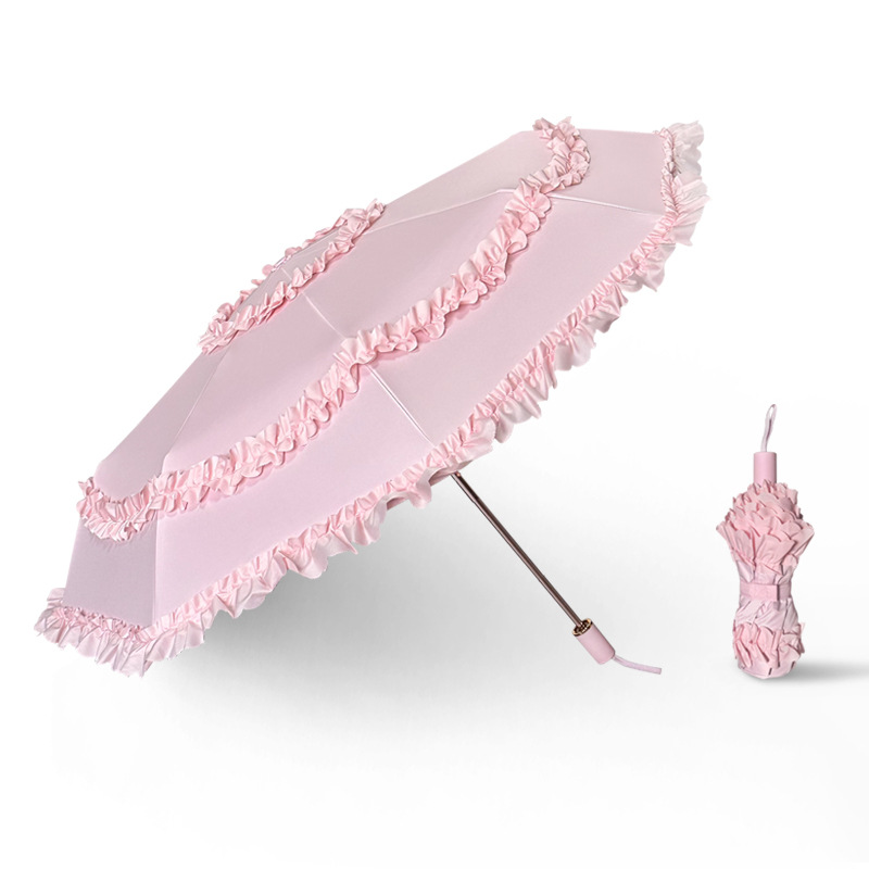 Guarda-chuva Vintage de Renda  - Travel Umbrella Compact avaliação e preço