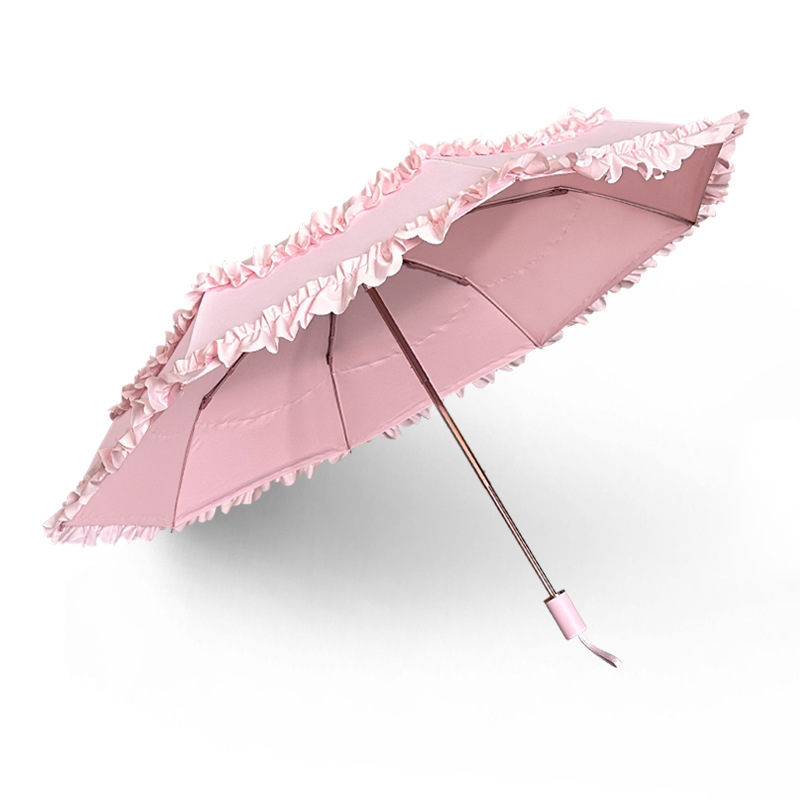 Guarda-chuva Vintage de Renda  - Travel Umbrella Compact avaliação e preço