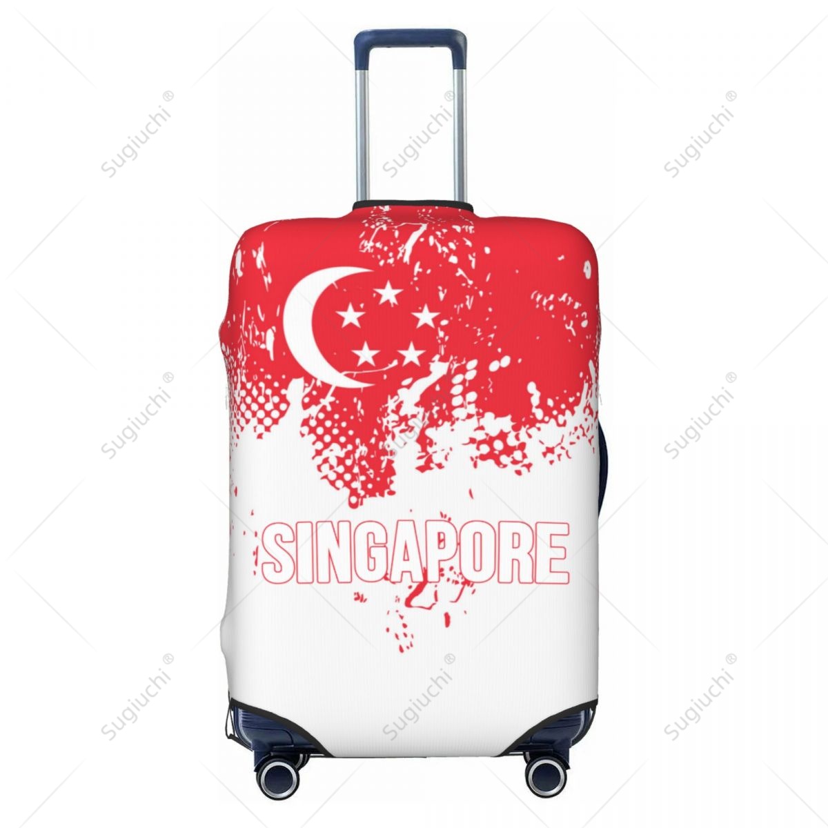 Capa de bagagem com bandeira d - Travel Accessories Singapore avaliação e preço