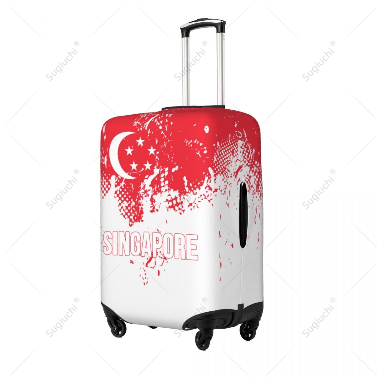 Capa de bagagem com bandeira d - Travel Accessories Singapore avaliação e preço